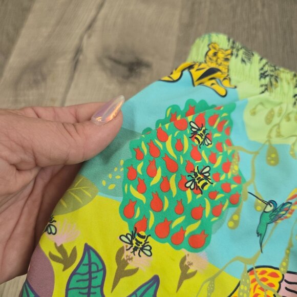 Vilebrequin Boys Tropical Print Swim Shorts Size 8 Years Elastic Waist W/ Pocket - Picture 11 of 15